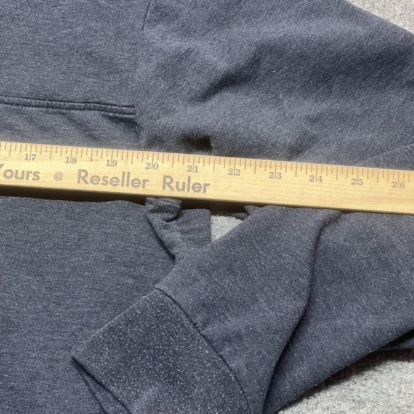 Patagonia Ahnya Pullover Womens XL Navy Blue Organic Cotton 1/4 Zip - Picture 8 of 9